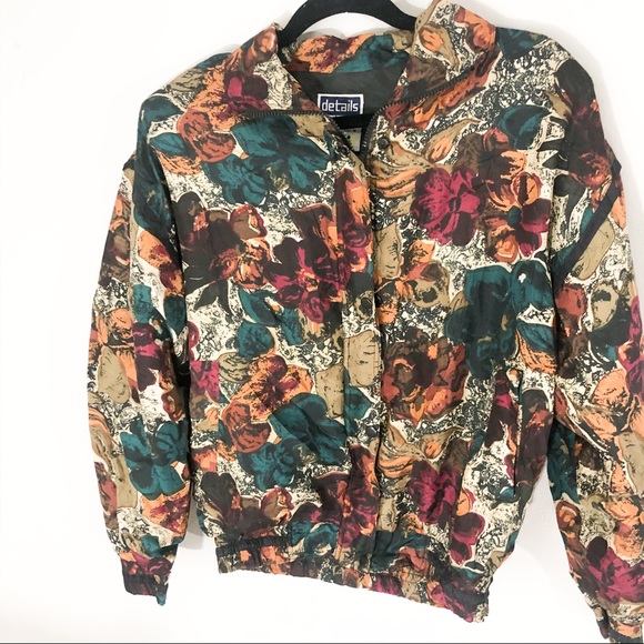 Retro 80s Vintage Silk Jacket - Picture 3 of 7